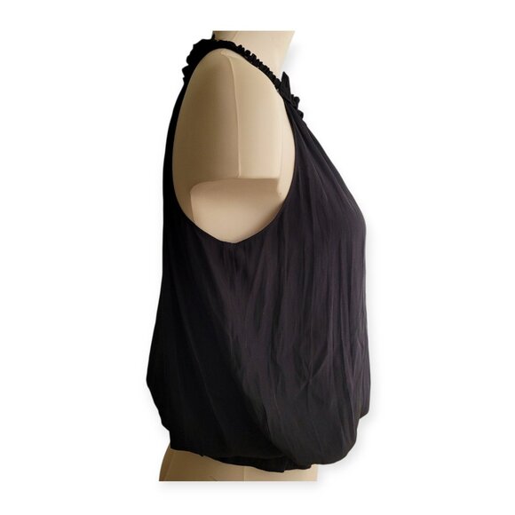Ramy Brook Black Sleeveless Balloon Hem Blouse S - Picture 3 of 12